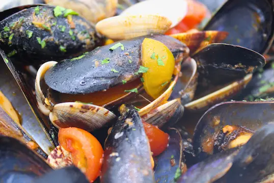 zuppa di cozze il Portico Stintino